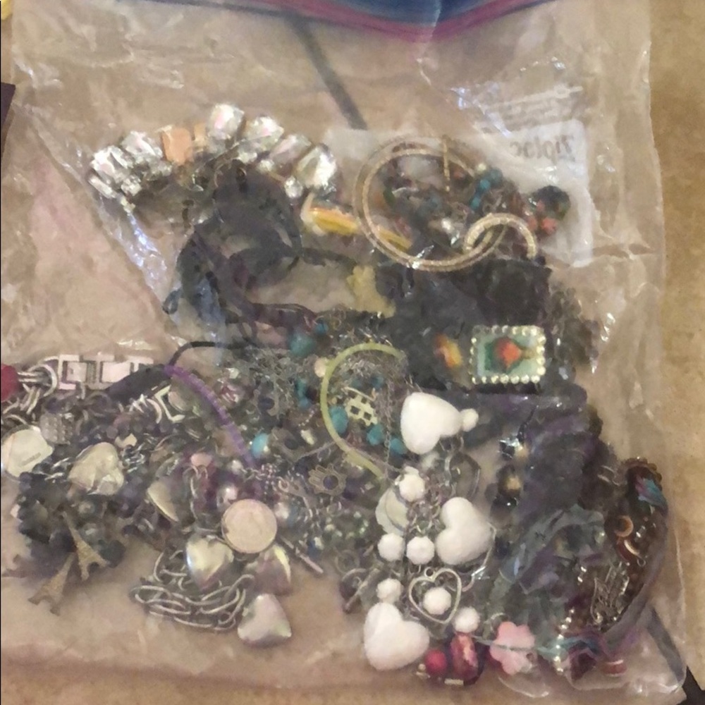 A lot of bracelets